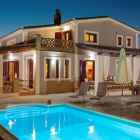 Evalexia Villa - Luxury Villa With Private Pool Near Laganas Perfect For Groups By Villa Mana Gers Kalamákion Exteriér fotografie